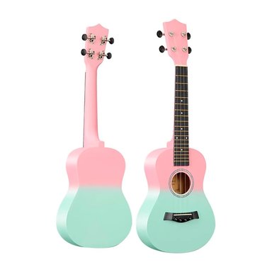 UKELELE CONCIERTO PINK Y GREEN