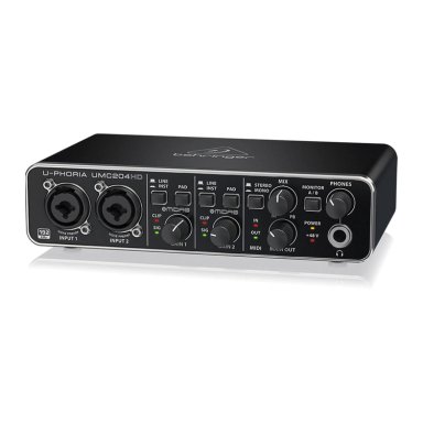 INTERFAZ DE AUDIO BEHRINGER UMC204 HD