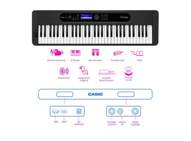 TECLADO CT-S410 PACK SEMIPROFESIONAL BT - 2