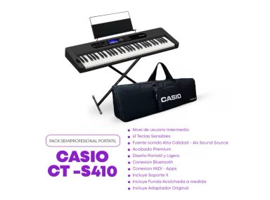 TECLADO CT-S410 PACK SEMIPROFESIONAL BT - 3