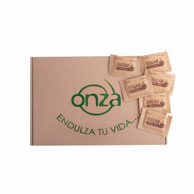 AZÚCAR RUBIA ONZA FOODS CAJA X 500 SACHETS