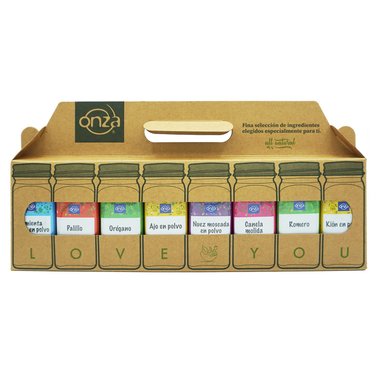 LONCHERA LOVE YOU 2 CONDIMENTOS ONZA PACK X 8
