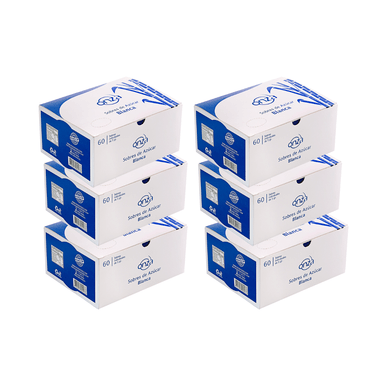 AZÚCAR BLANCA ONZA FOODS SIXPACK X 60 SOBRES