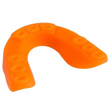 PROTECTOR BUCAL DEPORTIVO NARANJA BOX BALONCESTO FUTBOL KARATE TODO FIT - 3