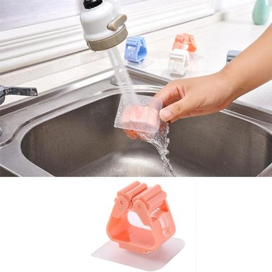 SUJETADOR GANCHO PARA GUARDAR ESCOBA ACCESORIOS ROSADO - 4