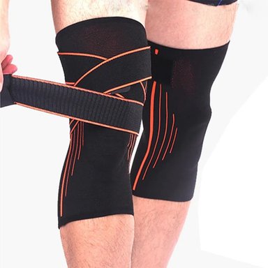 RODILLERA ELÁSTICA SOPORTE AJUSTABLE 7203 COMPRESIÓN RODILLA CROSSFIT PARA LEVANTAMIENTO DE PESAS CICLISMO - 2