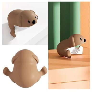 PROTECTOR OSO MARRÓN DE ESQUINA PARA MUEBLES Y MESAS SEGURIDAD DE BEBES Y NIÑOS - 1
