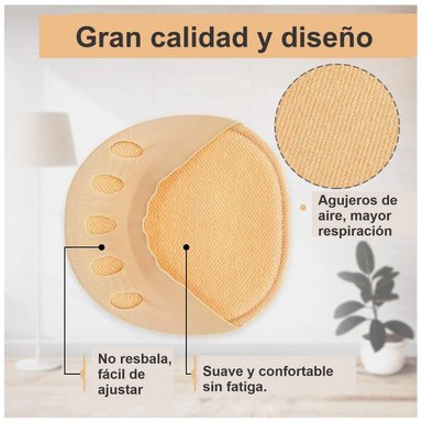 ALMOHADILLAS FRONTAL BEIGE SUAVE METATARSIANAS PARA TACONES ALTOS - 5