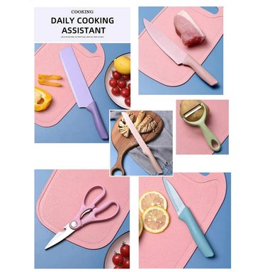 SET CUCHILLOS COCINA PASTEL 6 PIEZAS - 4