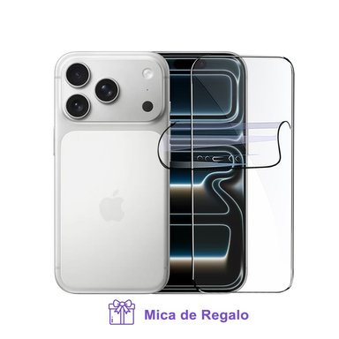 IPHONE 17 PRO MAX 256GB APPLE INTELLIGENCE ESIM PLATA + MICA HIDROGEL
