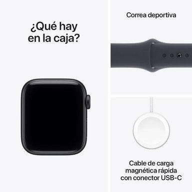 APPLE WATCH SE 3RA GEN GPS CAJA DE ALUMINIO MEDIANOCHE DE 40MM SB MEDIANOCHE S/M - 8