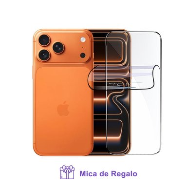 IPHONE 17 PRO MAX 256GB APPLE INTELLIGENCE ESIM ORANGE + MICA HIDROGEL - REGISTRADO - 1