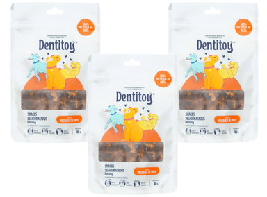 BITES DE PECHUGA DE PATO DENTITOY BOLSA X 40G PACK X 3