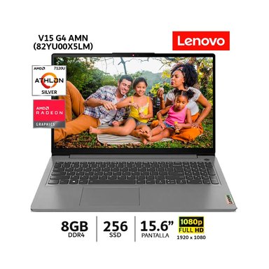 LAPTOP LENOVO ATHLON 7120U - 82YU00X5LM 8GB 15.6" 256GBSSD AMD ATHLON SILVER 7120U RAM 256GB SSD 156 FHD WIND 82YU00X5LM