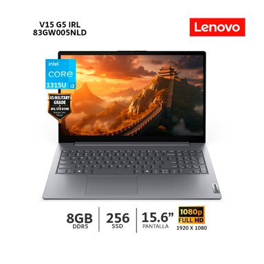 LAPTOP LENOVO V15 G5 IRL INTEL CORE I3-1315U 8GB RAM 256GB SSD 156 FHD - 83GW005NLD - 3