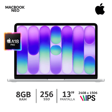 APPLE MACBOOK NEO 13' A18 PRO, 8GB RAM, 256GB SSD, SILVER - 1