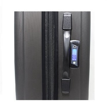 MALETA DE VIAJE 71 CM INTELY GRIS OSCURO - INMP BALANZA DIGITAL INTEGRADO - 3