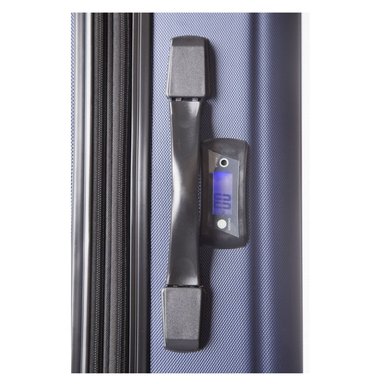 MALETA DE VIAJE 71 CM INTELY AZUL MARINO - BALANZA DIGITAL INTEGRADO - 5
