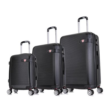 MALETAS DE VIAJE SET DE 3 BARCELONA NEGRO - BAJN