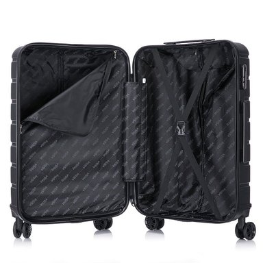 MALETA VIAJE INUSA TREND NEGRO BIPACK TRBN - 3