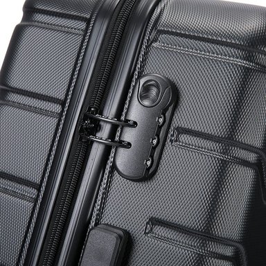 MALETA VIAJE INUSA TREND NEGRO BIPACK TRBN - 4