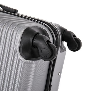 MALETA INUSA RESILIENCE PLATEADO CABINERA 51 CM PLATA Y MOCHILA PORTALAPTOP MO305 - 5