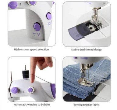 MINI MAQUINA DE COSER VAINIBELL PORTATIL - 3