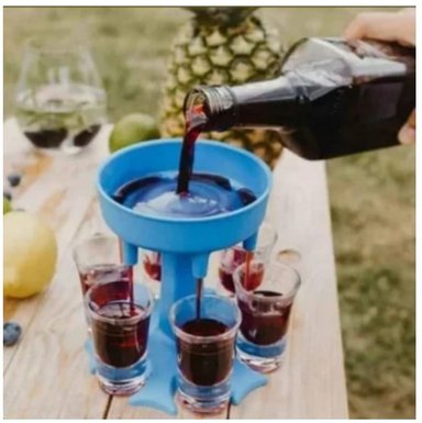 DISPENSADOR SHOTS DE TRAGOS CELESTE