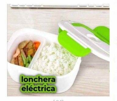 LONCHERA VAINIBELL ELECTRICA PORTÁTIL VERDE CALIDAD - 2