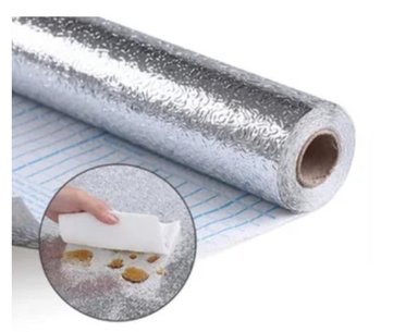 PEGATINA ADHESIVA DE ALUMINIO PARA COCINA