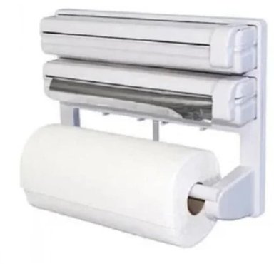 DISPENSADOR PORTA ROLLO 3 EN 1