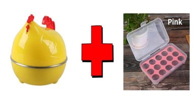 HERVIDOR ELECTRICO GALLINA MAS PORTA HUEVOS