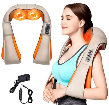 MASAJEADOR VAINIBELL ESPALDA CUELLO HOMBROS RELAJANTE CALOR INFRAROJO