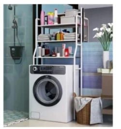 ESTANTE ORGANIZADOR DE BAÑO VAINIBELL 3 NIVELES SOBRE LA LAVADORA A1 METAL