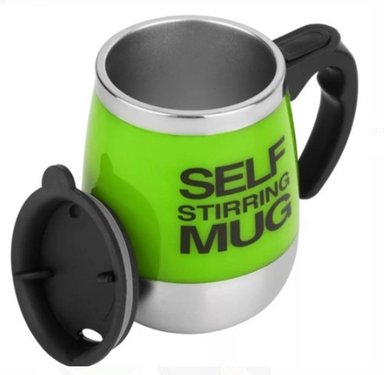 TAZA MEZCLADORA DE CAFÉ AUTOMATICA A1 VERDE