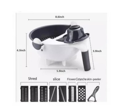 COLADOR ESCURRIDOR GIRATORIO DE FRUTAS VERDURAS CESTO DE LAVADO