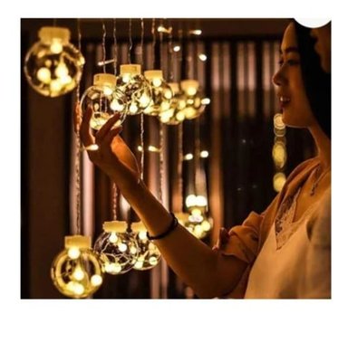 LUCES LED PARA NAVIDAD FORMA CASCADA ESFERA DE CALIDAD.