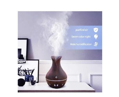 AROMATIZADOR CON LUZ LED PREMIUM MADERA - 2