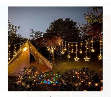 LUCES LED DE NAVIDAD MODELO ESTRELLAS