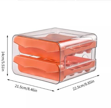 PORTA HUEVO EN ACRILICO DE DOS 2 NIVELES DE CALIDAD