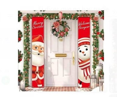 BANNER COLGANTE DE NAVIDAD 2 UNIDADES AL AZAR