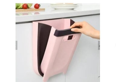TACHO PLEGABLE PARA COCINA  ROSADO GRANDE
