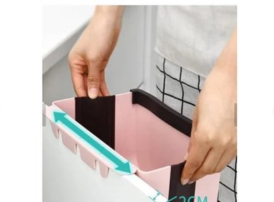 TACHO PLEGABLE PARA COCINA  ROSADO GRANDE - 2