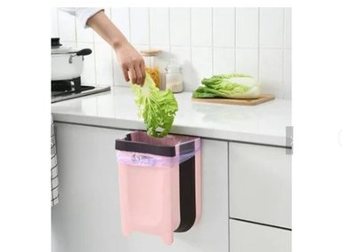 TACHO PLEGABLE PARA COCINA  ROSADO GRANDE - 3