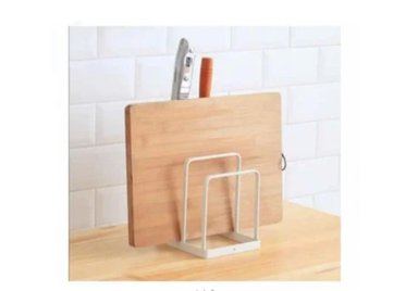 ORGANIZADOR DE TAPAS Y TABLAS PARA COCINA BLANCO