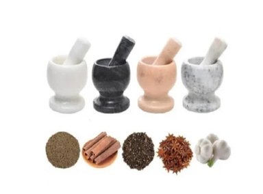 MORTERO PARA COCINA + PILON SALMON