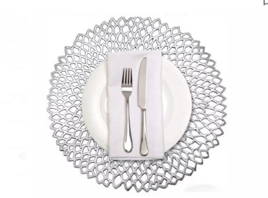 INDIVIDUALES DE MESA PLLATEADOS 6UN