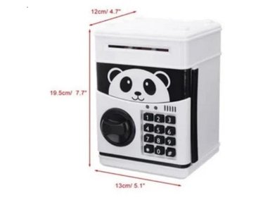 ALCANCÍA CAJA FUERTE ELECTRÓNICA DE MONEDAS Y BILLETES - OSO PANDA