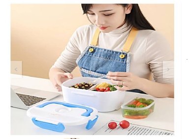 LONCHERA ELÉCTRICA PARA AUTO PORTÁTIL 12V COMIDA CALIENTE 15L