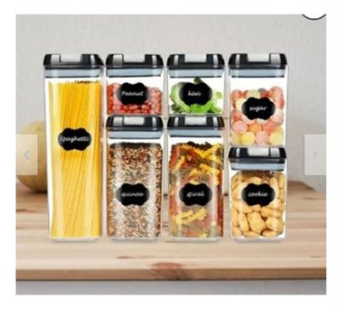 SET DE 7 CONTENEDORES MULTIUSOS PARA ALMACENAMIENTO A1